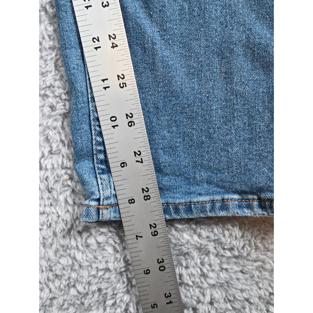 Calvin Klein Jeans Slim Fit 34x30 Medium Wash Blue Mens Distressed Denim - Picture 7 of 10